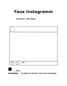Preview of Faux Instragram