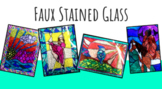 Faux Stained Glass (Sharpie Stained Glass) Art Project