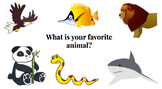 Favorite Animal Tally and Bar Graph Practice Activity