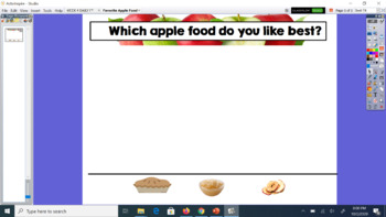 Preview of Favorite Apple Food Graph