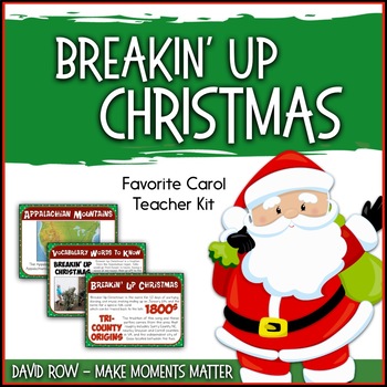 Preview of Favorite Carol - Breakin' Up Christmas Teacher Kit Christmas Carol
