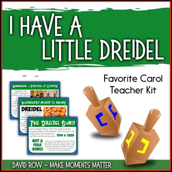 Preview of Favorite Carol - The Dreidel Song Teacher Kit Hanukkah Song