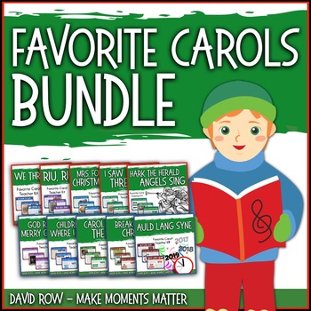 Preview of Favorite Carols BUNDLE TWO – 10 Song Teacher Kit Christmas Carol