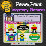 Favorite Characters Set 1 Watch, Think, Color - EXPANDING BUNDLE Mystery Picture