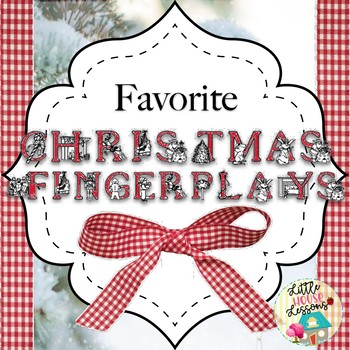 Preview of Favorite Christmas Music Activities - Fingerplays and Songs