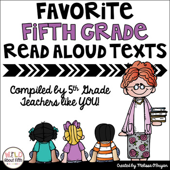 Preview of Favorite Fifth Grade Read Aloud Texts