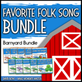 Favorite Folk Songs – Barnyard BUNDLE – 10 Song Teacher Kit