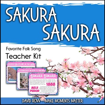 Preview of Favorite Folk Song – Sakura Sakura Teacher Kit