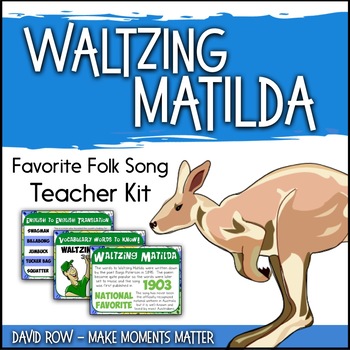 Preview of Favorite Folk Song – Waltzing Matilda Teacher Kit
