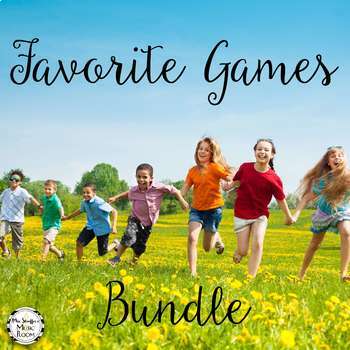 Preview of Favorite Games Bundle Music Class Edition Kodaly Method Folk Song Files