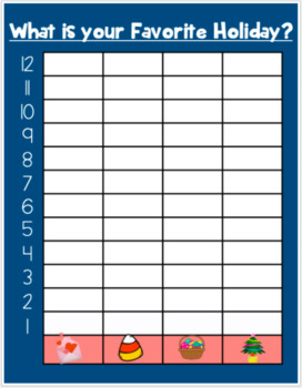 Preview of Favorite Holiday Graph