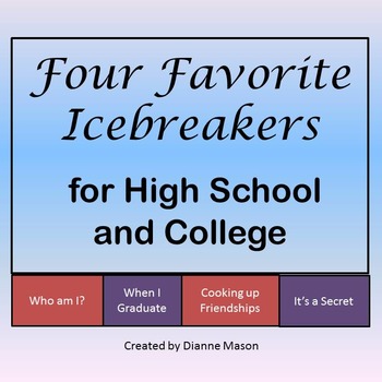 Preview of Four Favorite Icebreakers for High School and College