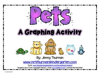 Preview of Favorite Pet: A Graphing Activity
