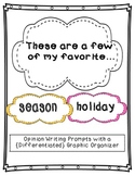 Favorite Season and Holiday--Opinion Writing and {Differen