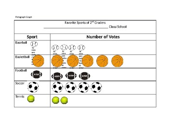 Preview of Favorite Sport Pictograph