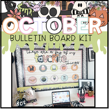 Preview of Favorite Things // October Bulletin Board // Halloween Bulletin Board