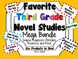 Favorite Third Grade Novel Studies Mega Bundle