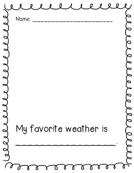 my favorite weather essay