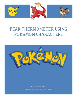 Preview of FREE Fear Thermometer Using Pokemon Characters for MATCH-ADTC