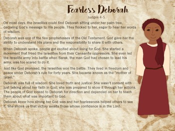 Preview of Fearless Deborah Character Sheet