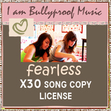 Fearless song - 30 copies for your kiddos