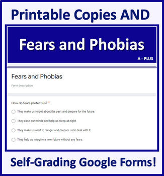 list common phobias HMH Phobias  Grade 1 and TpT Fears Activities 6th  Collections