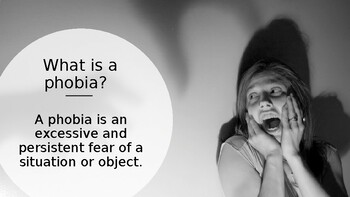 Fears and Phobias Vocabulary PowerPoint by Kimberly Dana | TPT