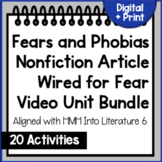 Fears and Phobias + Wired for Fear HMH 6 Bundle Digital and Print
