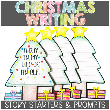 Preview of Christmas Creative Writing Prompts Booklet