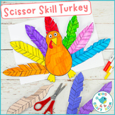 Feathered Turkey Craft - Cutting Practice - Scissor Skills