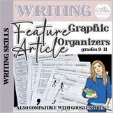 Feature Article Graphic Organizers (Writing Booklet)