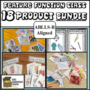 Preview of Feature, Function & Class Bundle ABA Therapy Autism DTT Category
