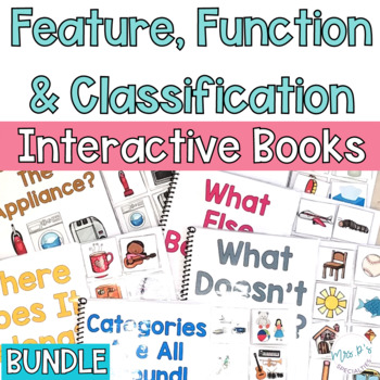 Preview of Feature, Function and Class Interactive Books BUNDLE - Digital Versions Included