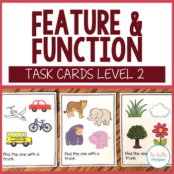 Preview of Feature and Function Task Cards - LEVEL 2