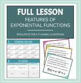Features of Exponential Functions FULL LESSON