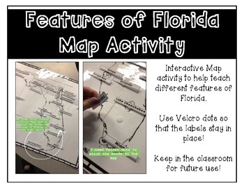 Preview of Features of Florida Map Activity