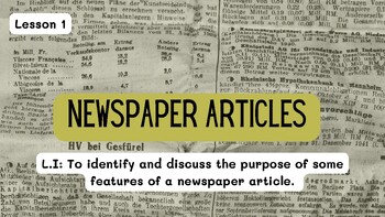 Preview of Features of a Newspaper Article