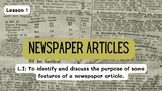 Features of a Newspaper Article