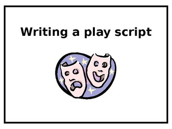 play script clipart