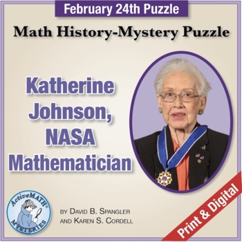 Preview of Feb. 24 Mathematician Puzzle: Katherine Johnson of NASA | Computer Programming