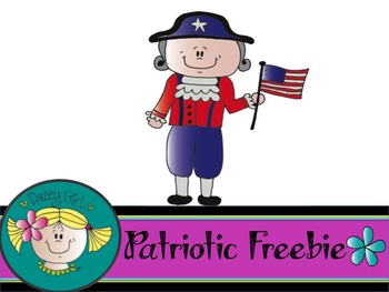 Preview of Patriotic Freebie