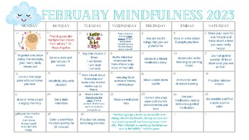 The January 2023 Mindfulness Calendar is Here! – TheTouchPoint Solution™