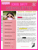 February 2024 Editable School Newsletter-Valentine Edition