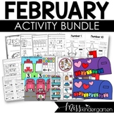 February Activities Bundle | Valentines Day Crafts and Activities
