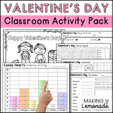 Valentine's Day Activities, Candy Heart Graphing, Valentin