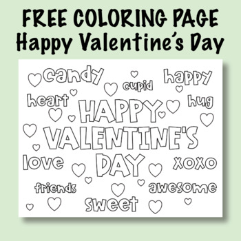 Preview of February Activities - Coloring Pages - Winter - January - Valentine’s Day