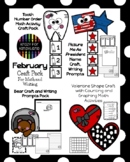 Valentine's, Presidents' Day Flag, Hibernation, Teeth Craf