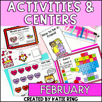 Preview of February Activities - Valentine's Day, Community Helpers, Dental Health & More!