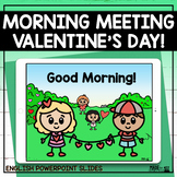 February Activities | Valentine's Morning Meeting Slides