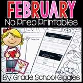 Keeping Kinders Busy: My February Math & Literacy Workshee